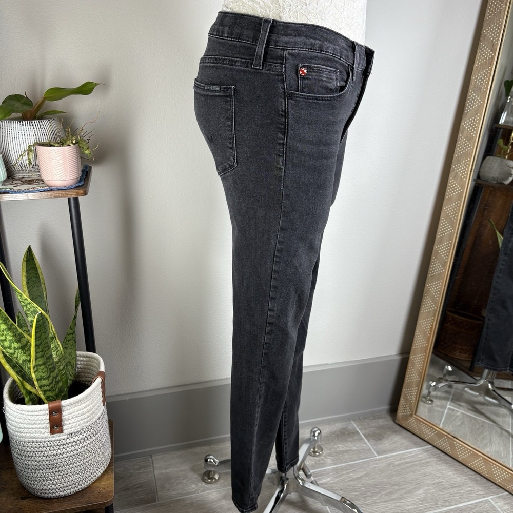 Hudson Women 29 Black Jeans Natalie Midrise Super Skinny Ankle Lyocell Cotton - Picture 2 of 16